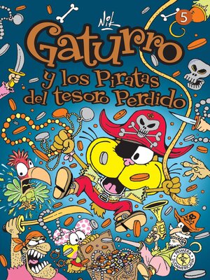 cover image of Gaturro 5. Gaturro y los piratas del tesoro perdido